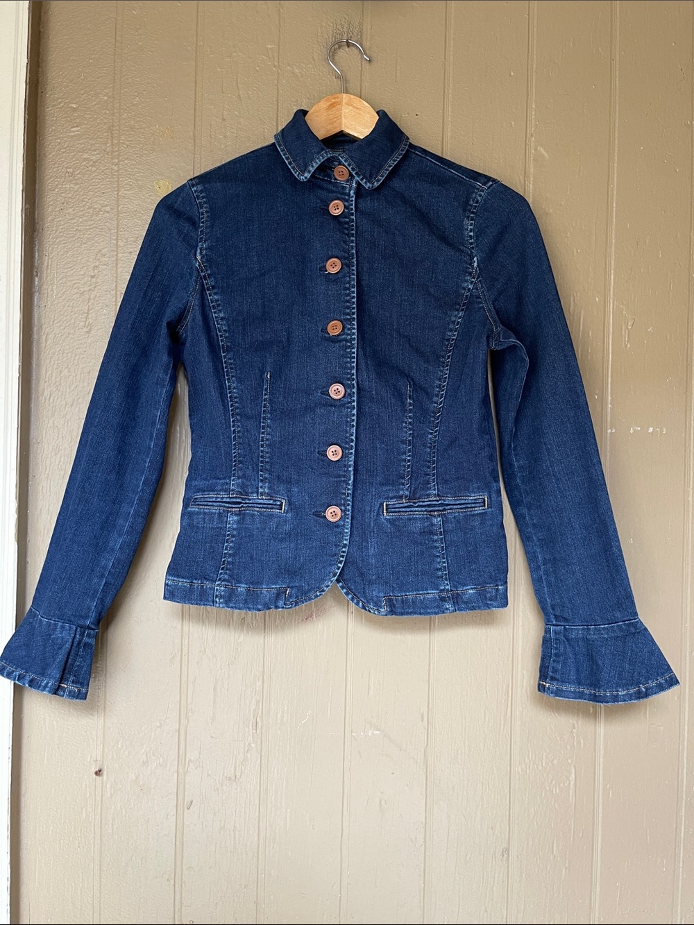 Lauren Jeans Co. Denim Ralph Lauren Button Front Denim Jacket Size 4